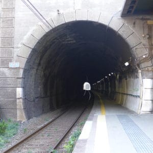 Photo of the train tunnel into Vernazza Cinque Terre Travel