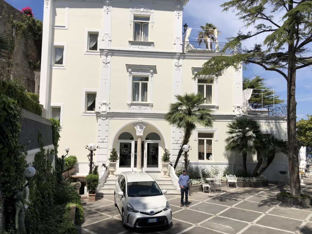 Luxury Villa Excelsior Parco in Marina Grande Capri Italy.  London to Amalfi Coast 