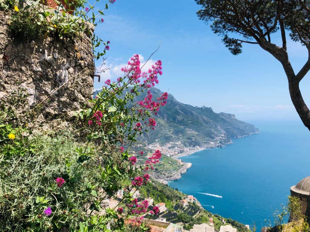 London to Amalfi Coast - Taken in Ravello Italy