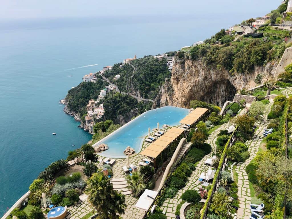 Monastero Santa Rosa Hotel Photo of Pool and Gardens