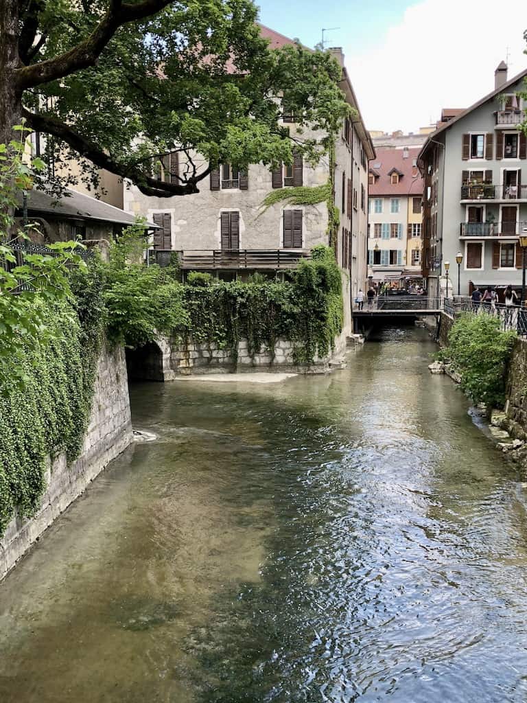 downtown annecy france photos of historic buildings and water views