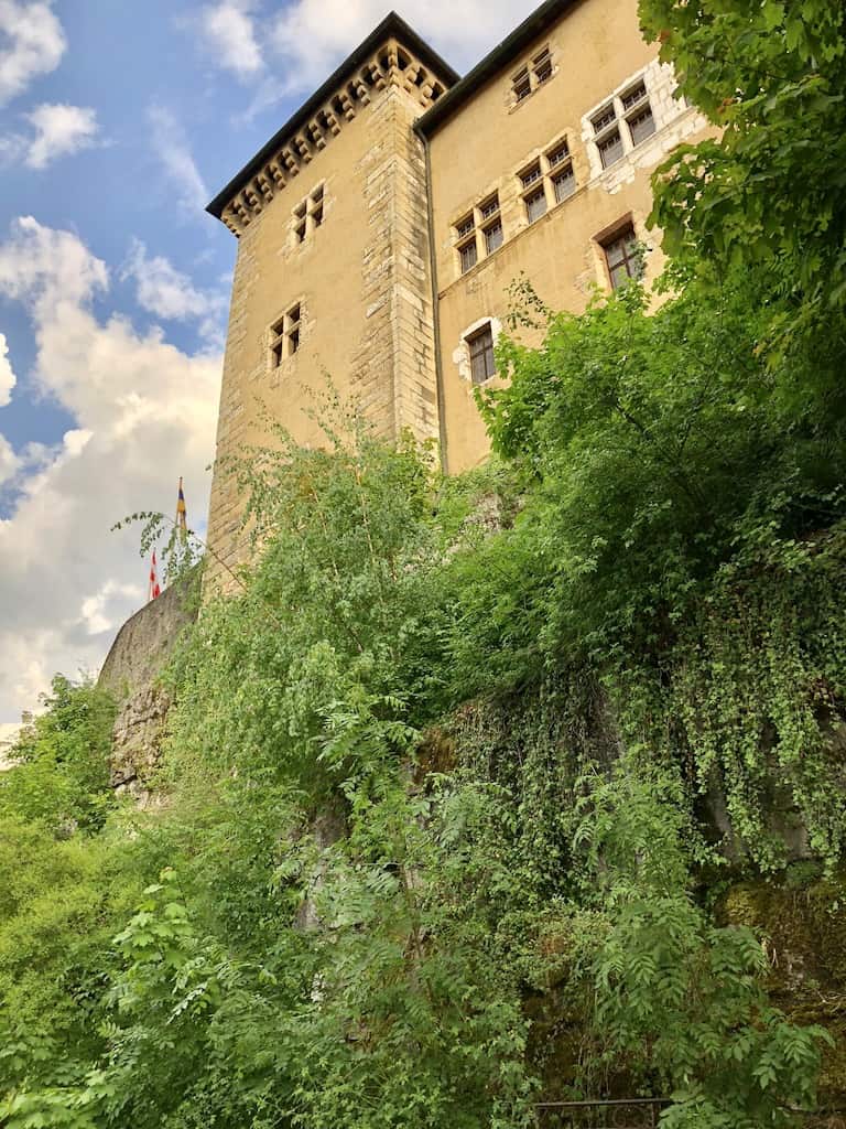 downtown annecy france photos of historic buildings and water views . Annecy castle