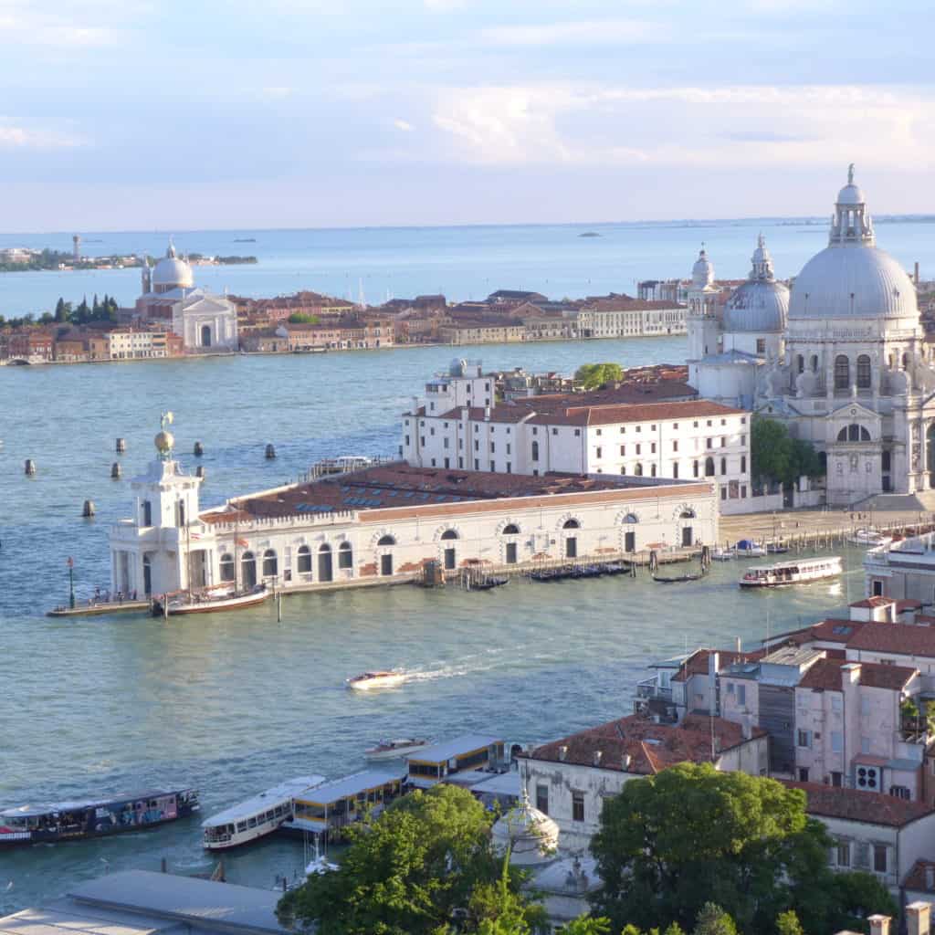 Photos from Venice Bell Tower and city of houses on water - weekend trip to Venice Italy