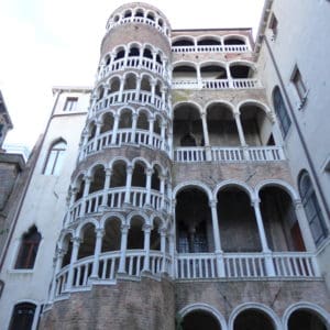 Beautiful six story spiral staircase house Scala Contarini del Bovolo in Venice