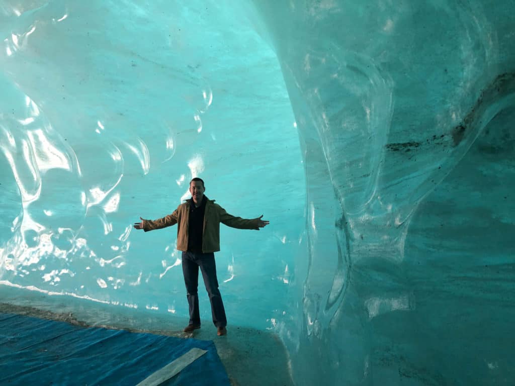 Inside Mer de Glace