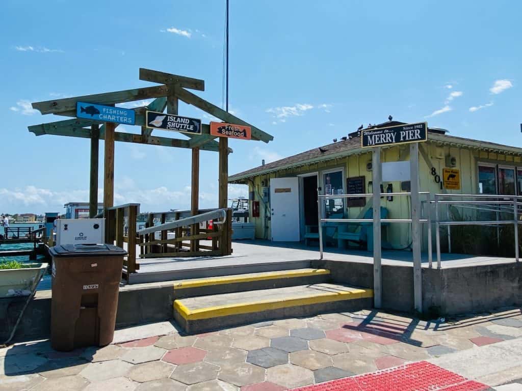 Merry Pier in pass-a-grille beach 