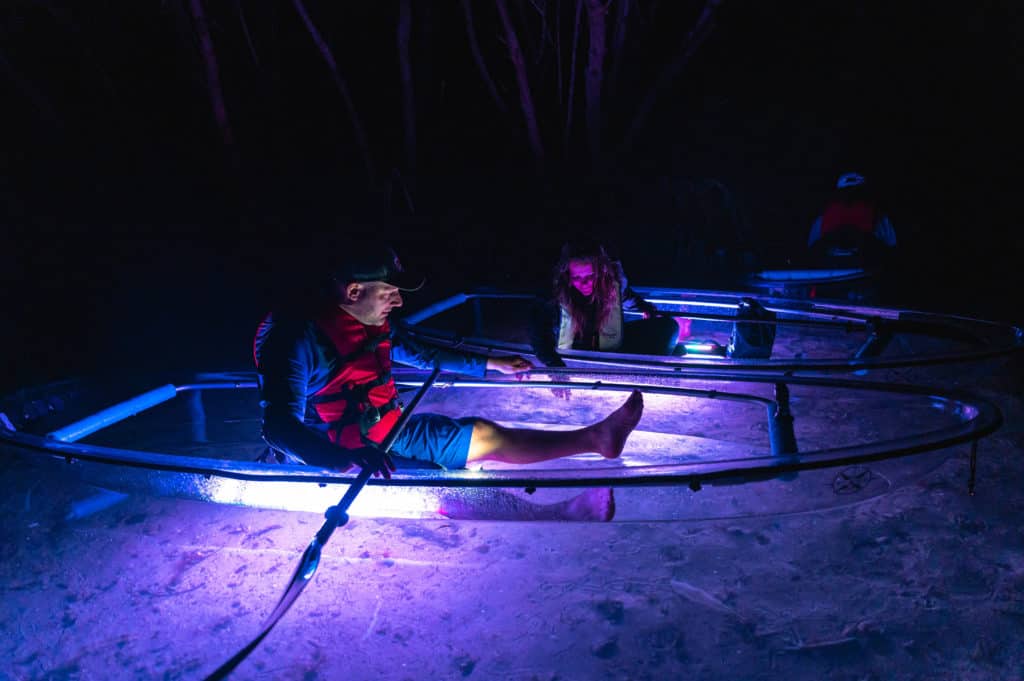 Jimmy Fashner Photos of Kayaking at night in Tierra Verde