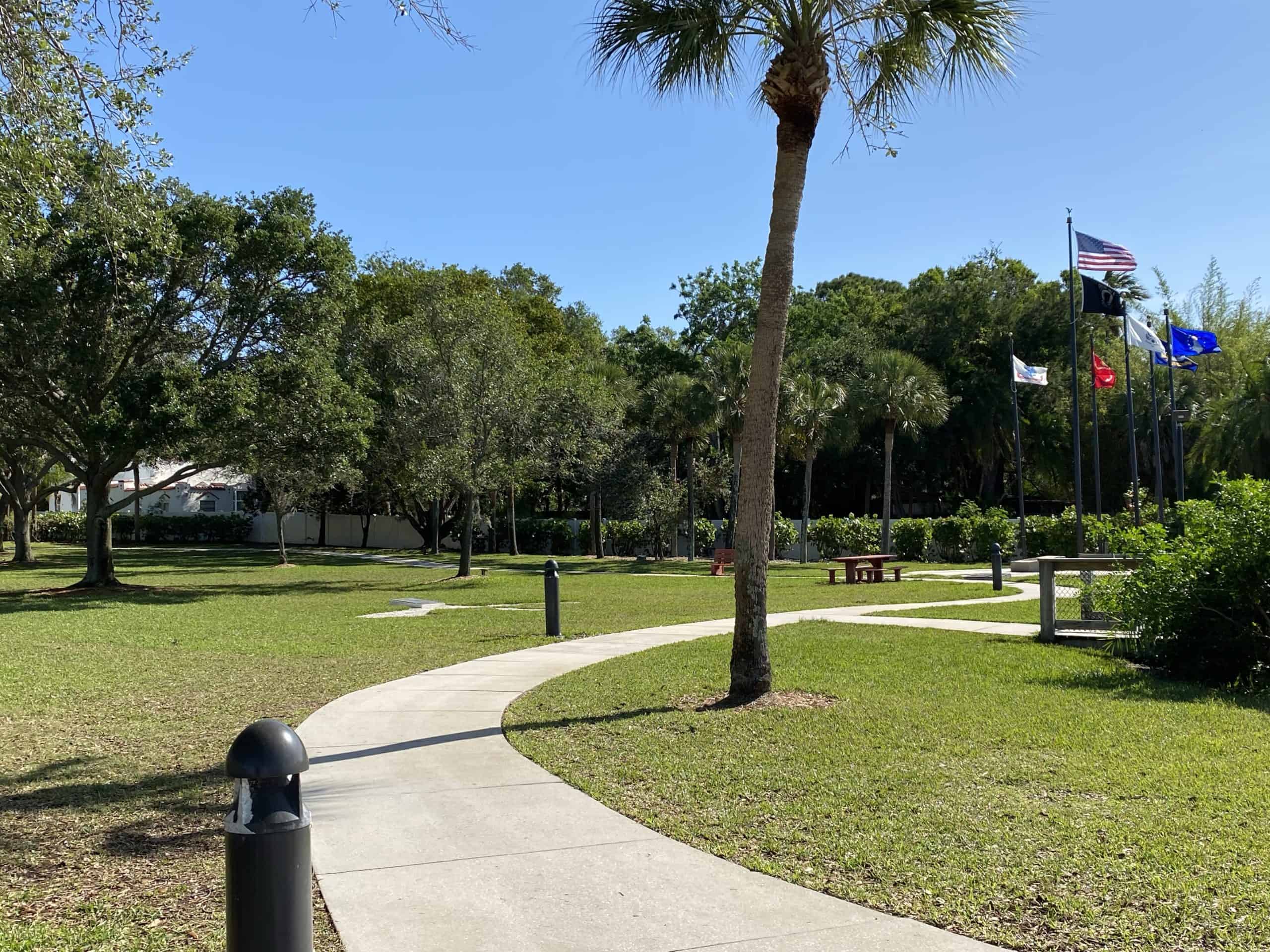 Veterans Park in Gulfport FL - pristine conditions