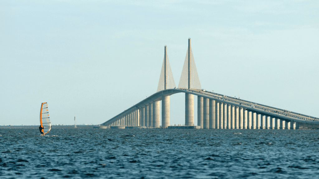 The Skyway bridge connects two cities that have so many things to do.