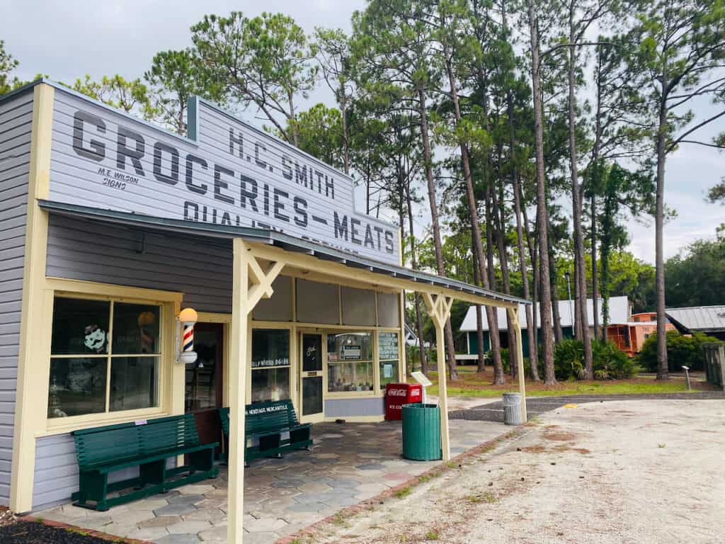 H.C. Smith Store was the Walmart of its day with auto-repair, grocery, barbershop and more! Located now in Heritage Village in Largo.