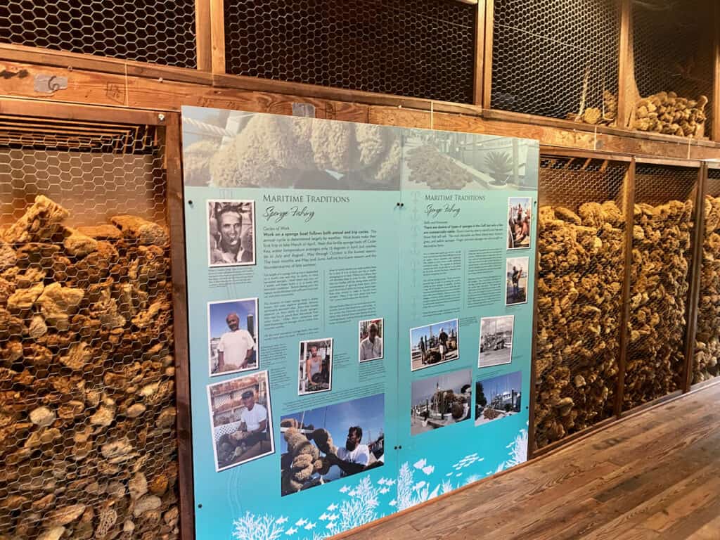 Pinellas County Heritage Village - has a great display of sponge dock information from Tarpon Springs Florida.