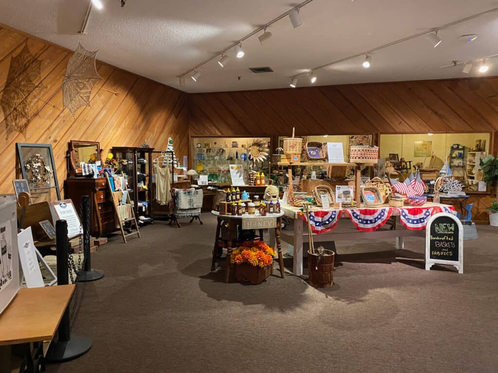 Photo is of the gift shop in the Pinellas County Heritage Village in Largo FL.