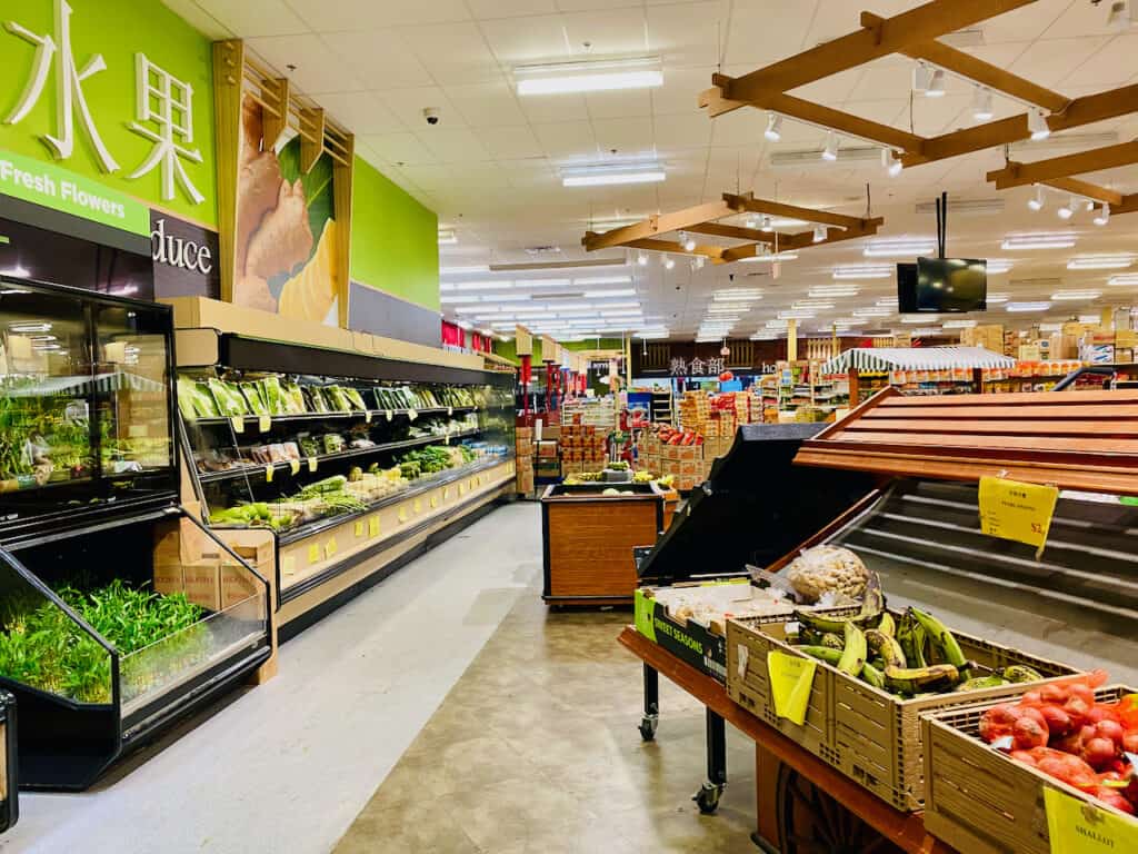 Fresh produce aisle with lots of variety; located in the md market st pete