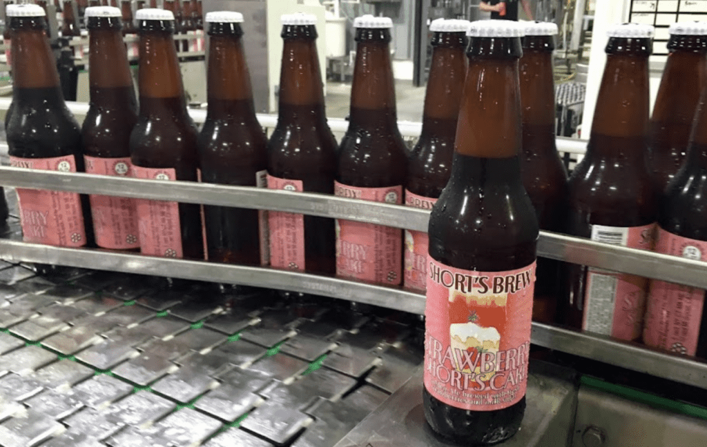 Short's Brew, photo taken at the production facility.