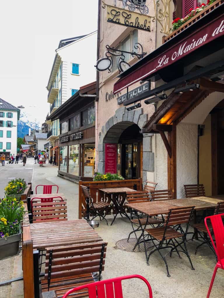 Photo of Chamonix Restaurants in Chamonix France 