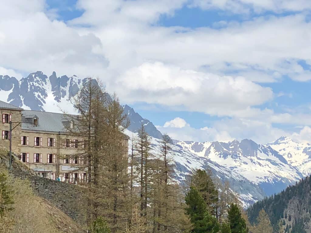 Refuge du Montenvers in Chamonix sits high in the mountains only accessible by train.