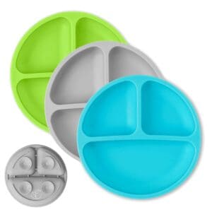 Hippypotamus Toddler Plates with Suction, Baby feeding essentials