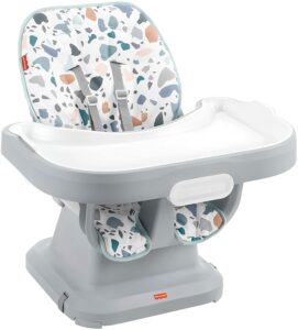  Fisher Price Portable High Chair, Best Portable High Chair.  It is portable, budget-friendly and easy to clean up.