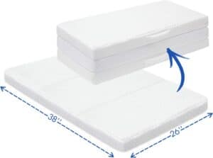 Pack N Play Portable Foldable Mattress, Travel Mattress for Crib
