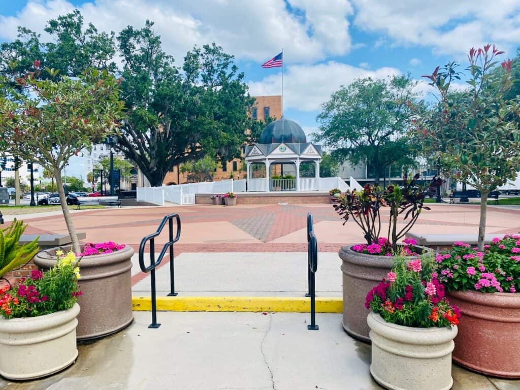 Photo of the downtown Ocala Square often is where there is events 