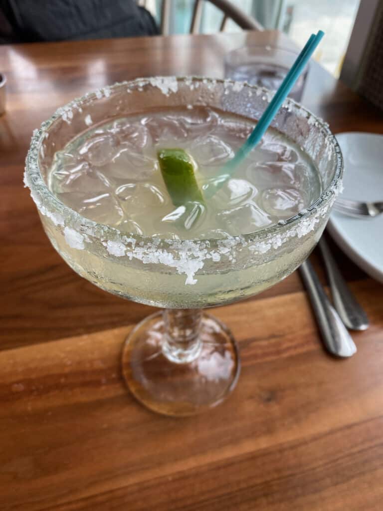 82 degrees margarita, they have drink specials and this particular day it was cheap margaritas