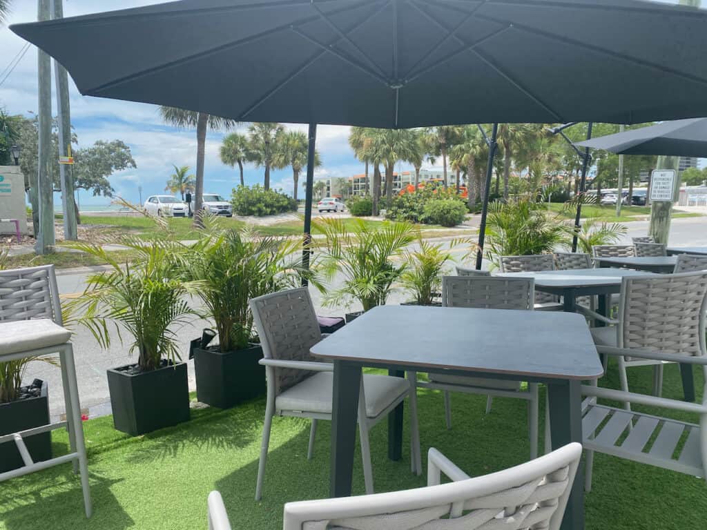 seating at the saint hotel
