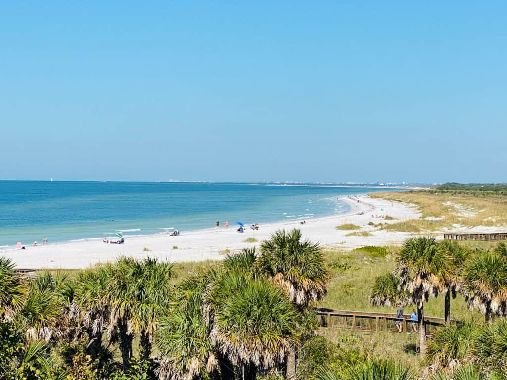 Fort DeSoto Park in near the pet-friendly hotels in St Pete Beach.  It's an ideal place for pet owners with miles of beaches and a dog-friendly park.  