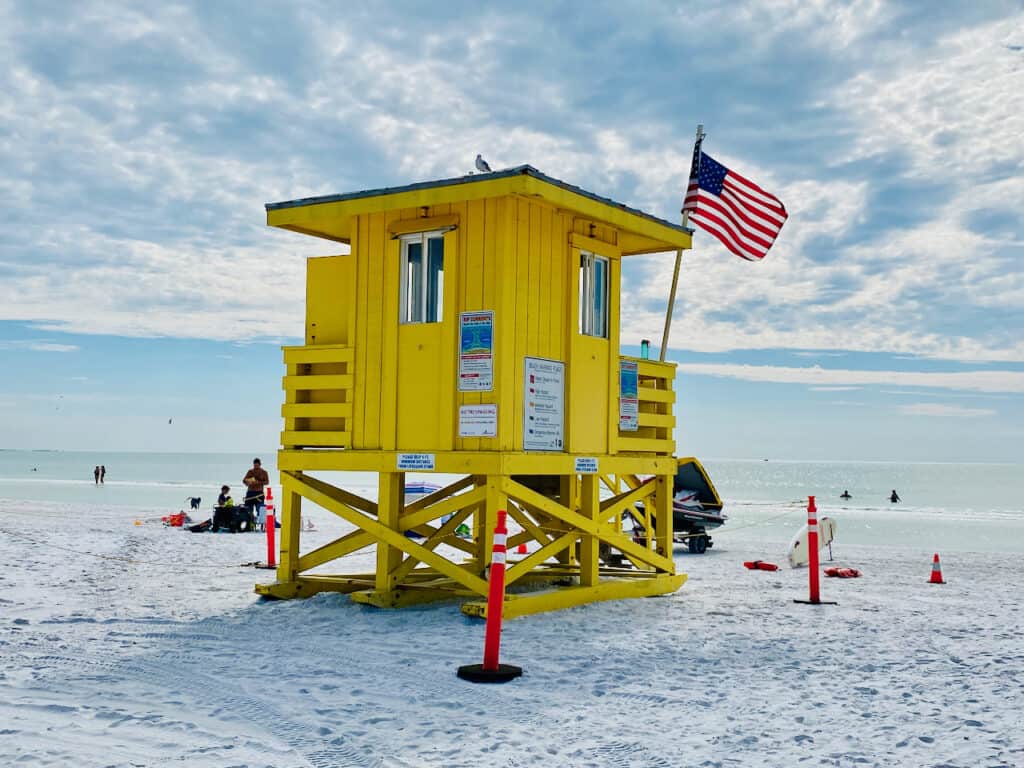 Siesta Key Beach is just a short drive from Siesta Village town