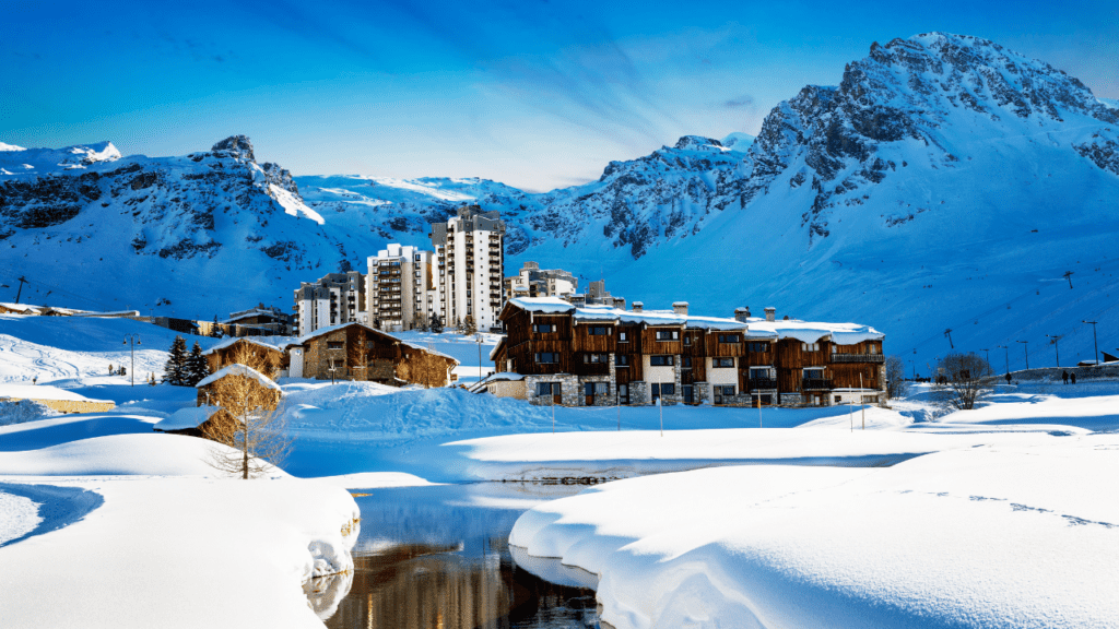 Tignes, alps, France