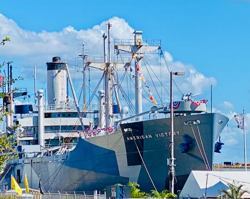 USS American Victory at Sparkman Wharf