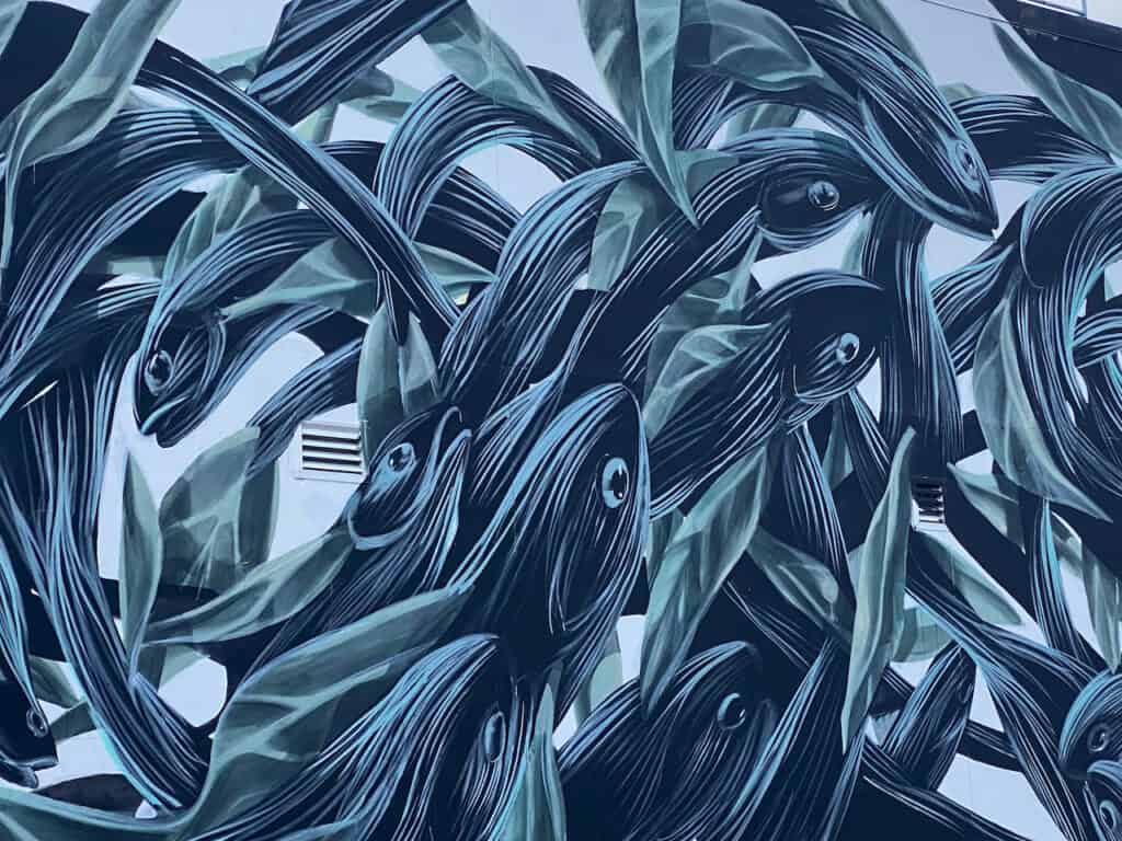 Fish Mural in Grand Arts District St Petersburg FL