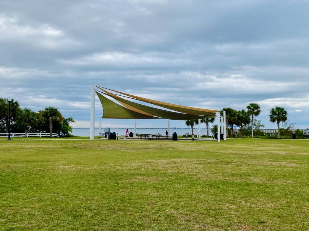 Safety Harbor Park Waterfront Park  pinic area
