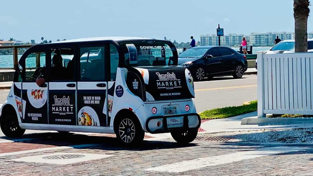Pass-a-grille huttle easily takes you to your car 