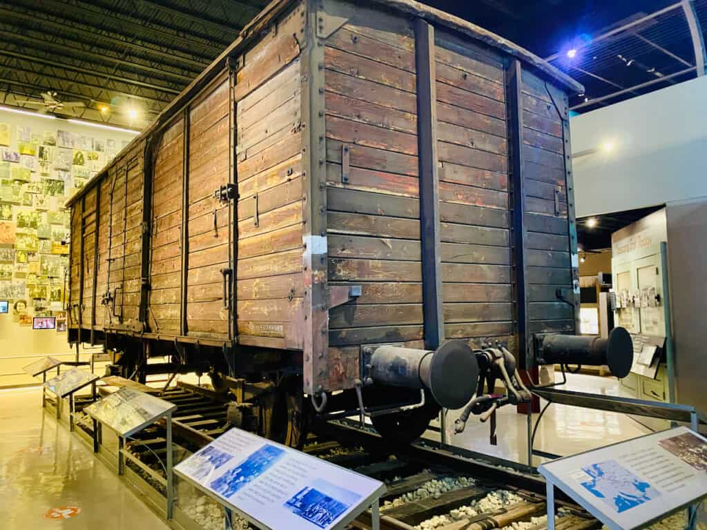 Florida Holocaust Museum Railroad car photo