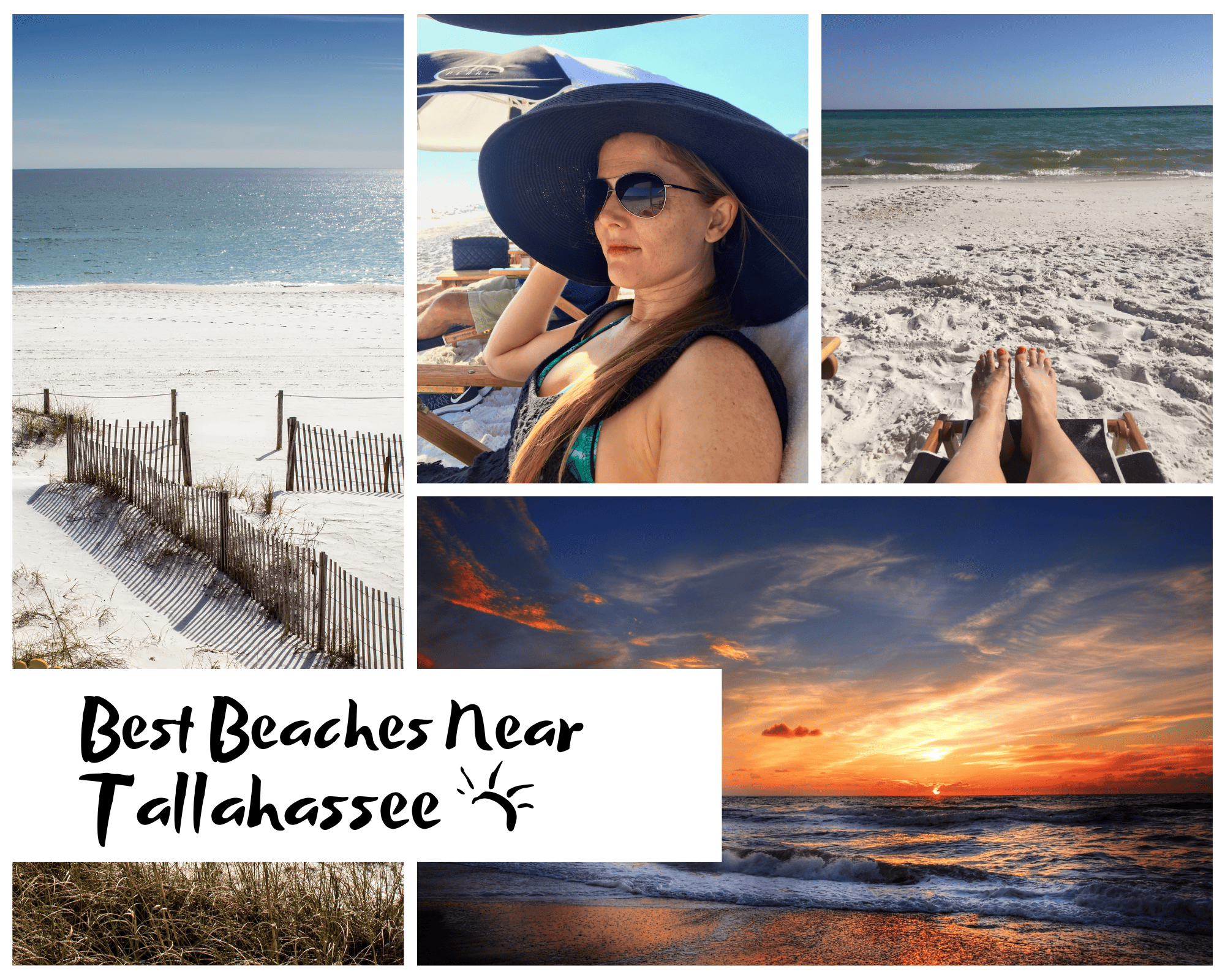 Lets Go to The Beach Photo Collage 1 beaches near tallahassee