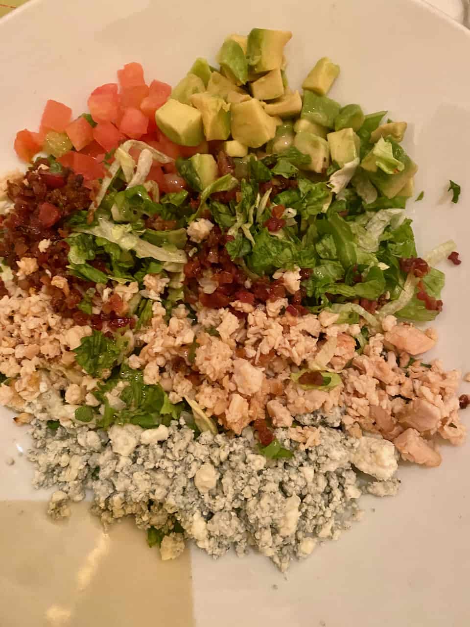 signature cobb salad at the brown derby