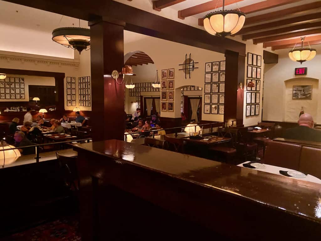 Inside the Brown Derby