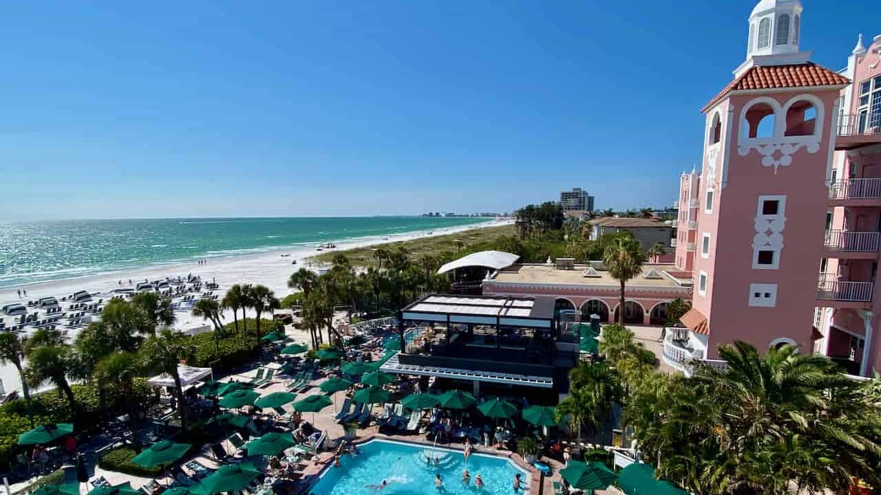 st pete beach view from don cesar resort