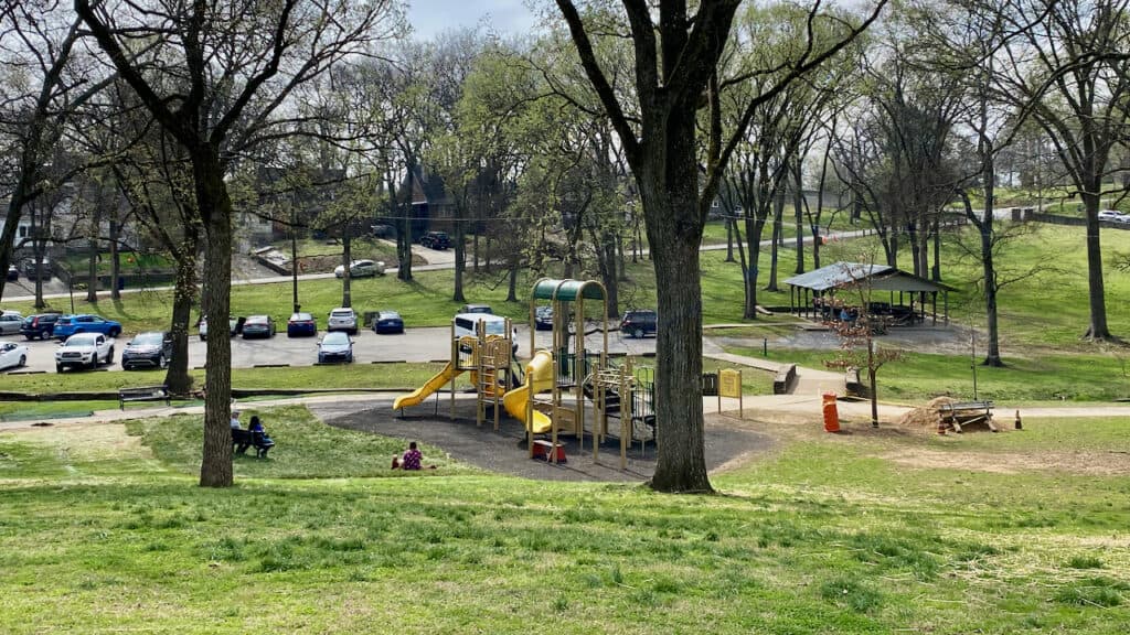 Sevier Park playground in 12 South