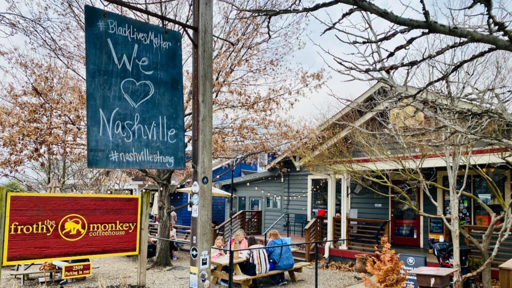 Frothy Monkey 12 South Nashville TN, best coffee shops in 12 South Nashville
