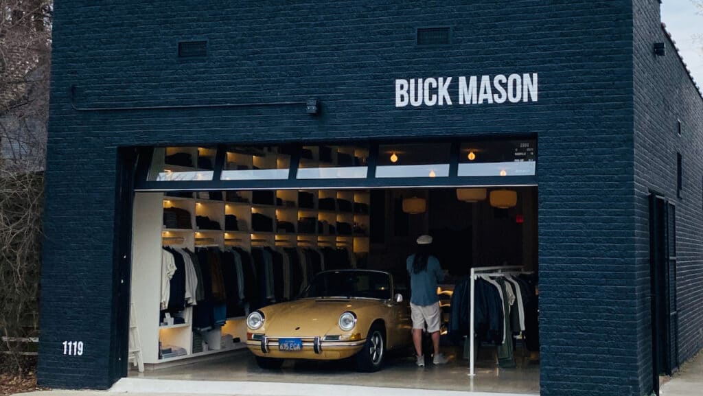 Buck Mason, shops in 12 South Nashville