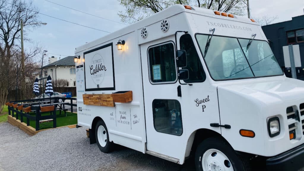 Food truck in 12 South Nashville