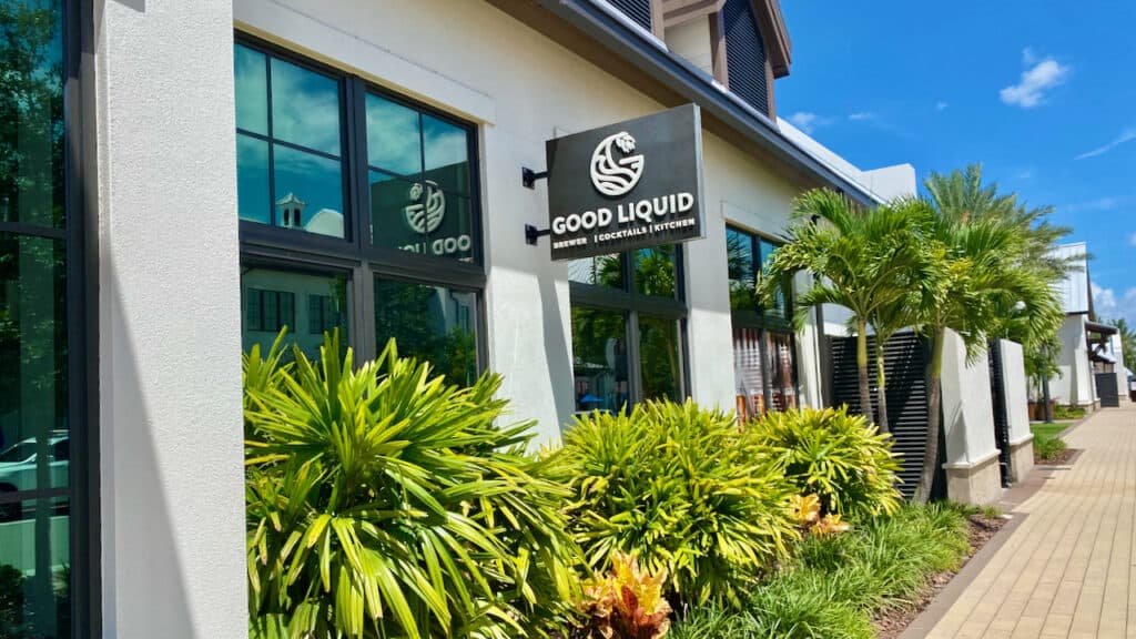 Lakewood Ranch Breweries, photo of Good Liquid Brewing Company, one of Waterside Restaurants Lakewood Ranch.
