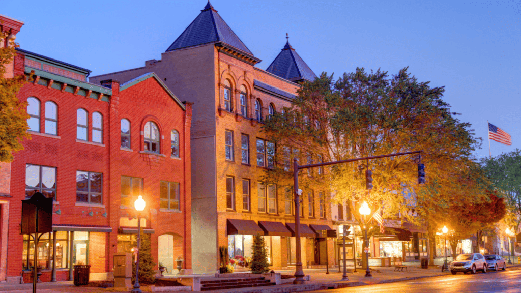Best things to do in Saratoga Springs showing downtown Saratoga Springs NY